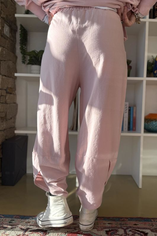 Lagen Shelby Sweatshirt Barrel Pant Rose /1
